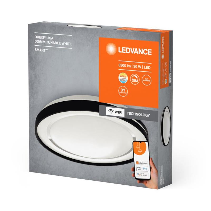 LEDVANCE SMART+ WIFI Orbis Lisa 50 cm Deckenleuchte TW